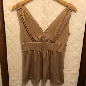Beautiful  Tan Gold Blouse
